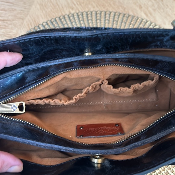 Patricia Nash Rienzo Satchel - Autumn Plaid Purse - Picture 15 of 15